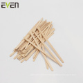 High quality 140 mm cheap wooden coffee stirrers with round end